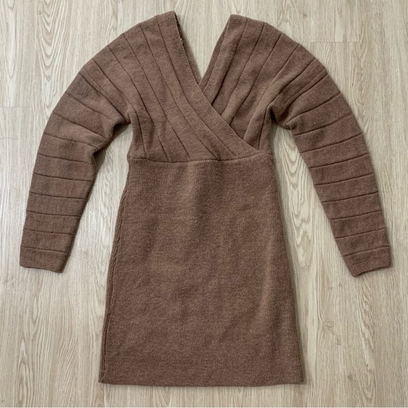 Princess polly ribbed bodycon sweater dress nwot - Picture 2 of 2